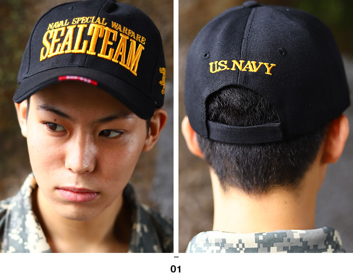 ネイビーシールズ キャップ 零 ZERO 帽子 ローキャップ ボールキャップ CAP SEALTEAM 米軍 アメリカ海軍 特殊部隊 エンブレム ロゴ  刺繍 ミリタリーキャップ