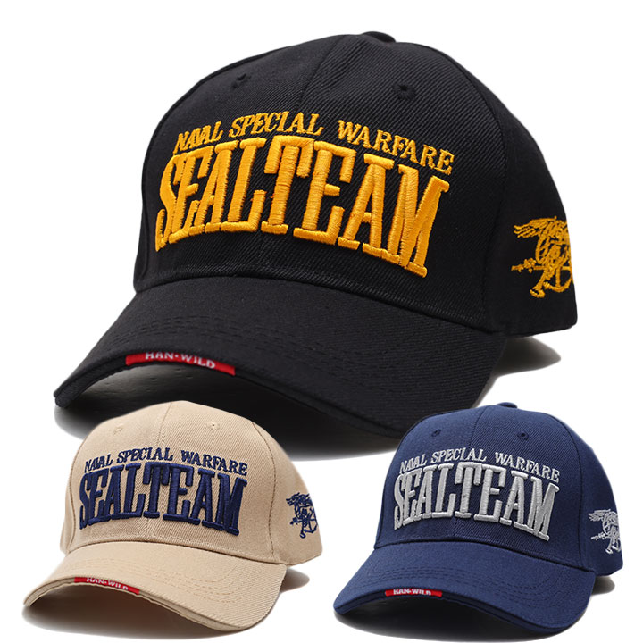 ネイビーシールズ キャップ 零 ZERO 帽子 ローキャップ ボールキャップ CAP SEALTEAM 米軍 アメリカ海軍 特殊部隊 エンブレム ロゴ  刺繍 ミリタリーキャップ