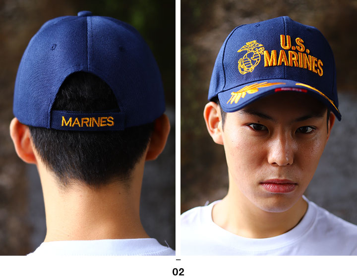 アメリカ海兵隊 キャップ 零 ZERO 帽子 ローキャップ ボールキャップ