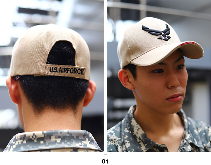US AIR FORCE キャップ 零 ZERO 帽子 ローキャップ ボールキャップ CAP アメリカ空軍 米軍 USAF 米空軍 合衆国空軍  アメリカ合衆国空軍 記章 ミリタリーキャップ