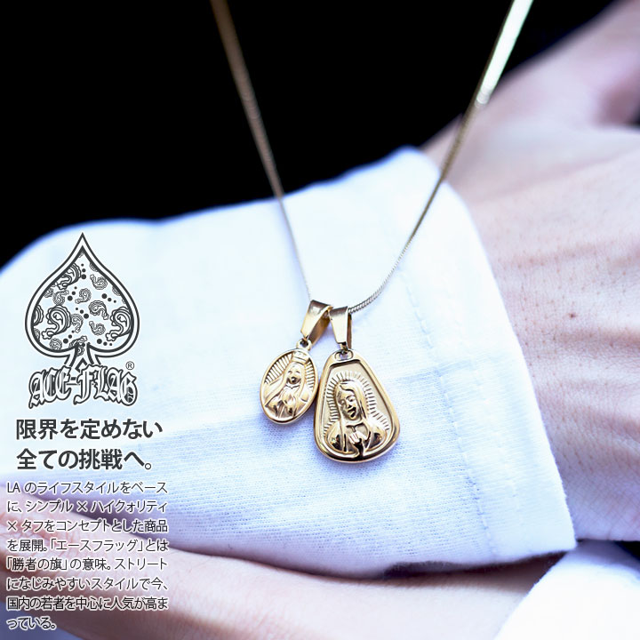 ACEFLAG（エースフラッグ） ネックレス ロングチェーン b系 かっこいい