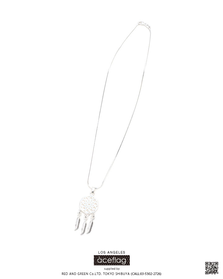 silver刻印ありネックレス 46.8g ネックレスとチャームセットになります ACEFLAG（エースフラッグ） ネックレス チェーン ドリームキャッチャー