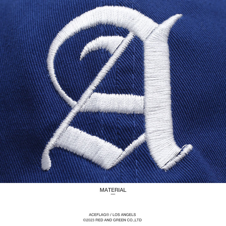 ACE FLAG キャップ 大きいサイズ エースフラッグ 帽子 cap ローキャップ 浅め ベースボールキャップ Aロゴ アルファベット 英字 刺繍｜weekindenim｜12