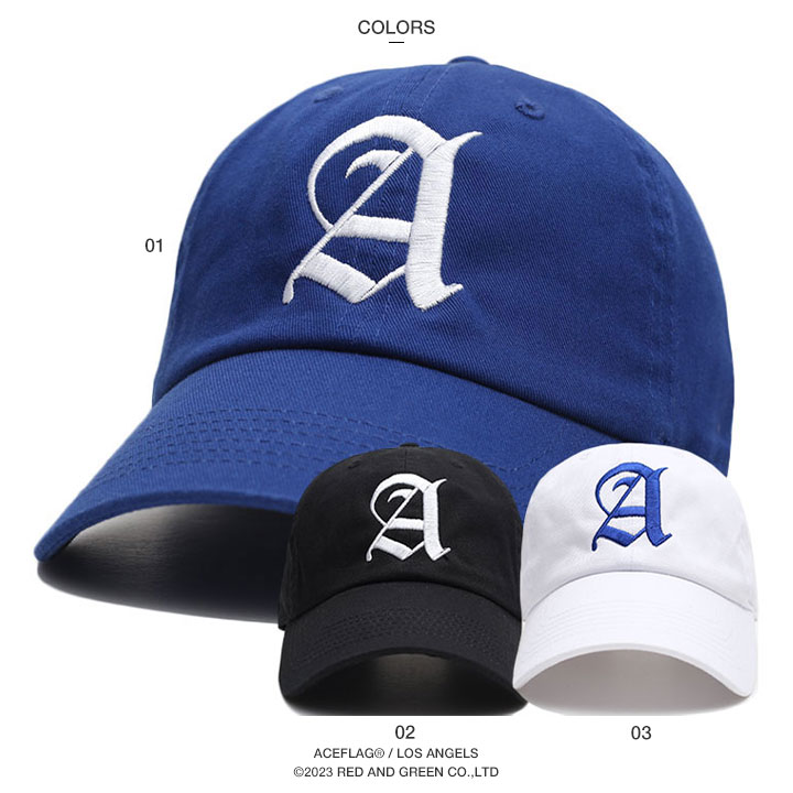 ACE FLAG キャップ 大きいサイズ エースフラッグ 帽子 cap ローキャップ 浅め ベースボールキャップ Aロゴ アルファベット 英字 刺繍 | ACEFLAG | 08