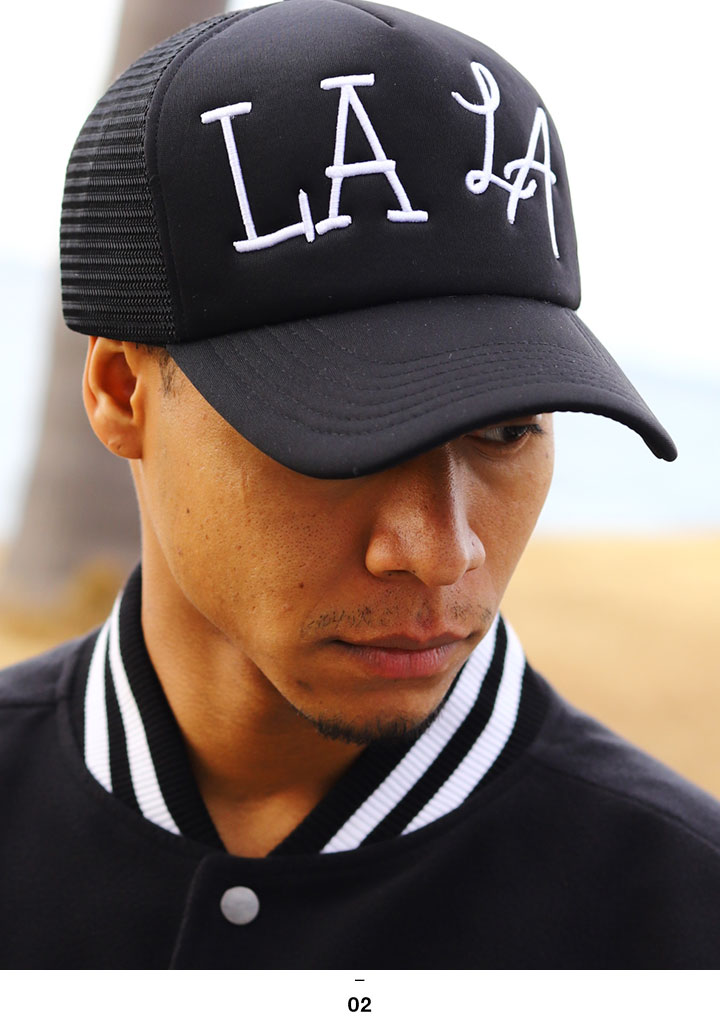 ACE FLAG キャップ メッシュキャップ 大きいサイズ エースフラッグ メッシュ 帽子 cap 深め スナップバックキャップ シンプル LA エルエー 刺繍 | ACEFLAG | 06