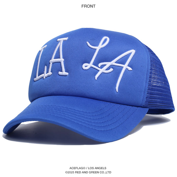 ACE FLAG キャップ メッシュキャップ 大きいサイズ エースフラッグ メッシュ 帽子 cap 深め スナップバックキャップ シンプル LA エルエー 刺繍 | ACEFLAG | 10