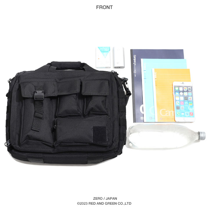 ブリーフケース メンズ レディース BAG ビジネスバッグ ハンドバッグ ショルダーバッグ 2WAY かっこいい おしゃれ 19L 無地 黒 シンプル 高機能 サバゲー_12