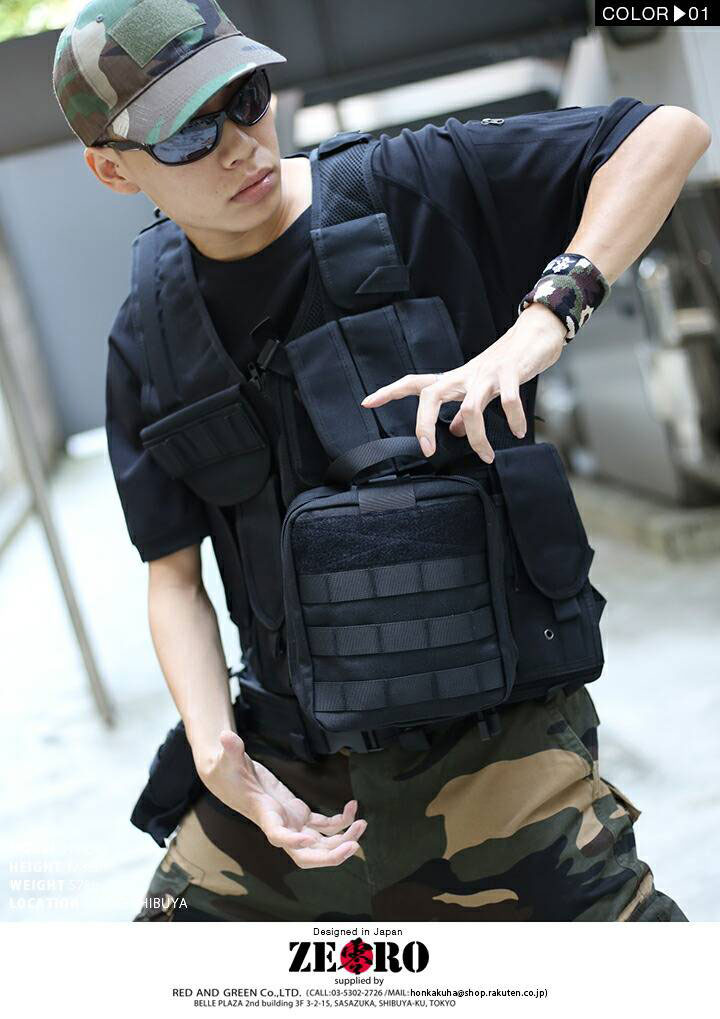 トラベルポーチ マガジンポーチ モール対応ユーティリティポーチ 洗面