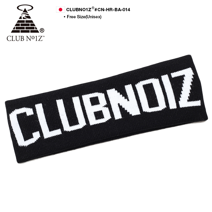 クラブノイズ CLUB NO1Z ヘッドバンド ヘアバンド 白黒 ブランドロゴ ダンス スポーツ｜weekindenim