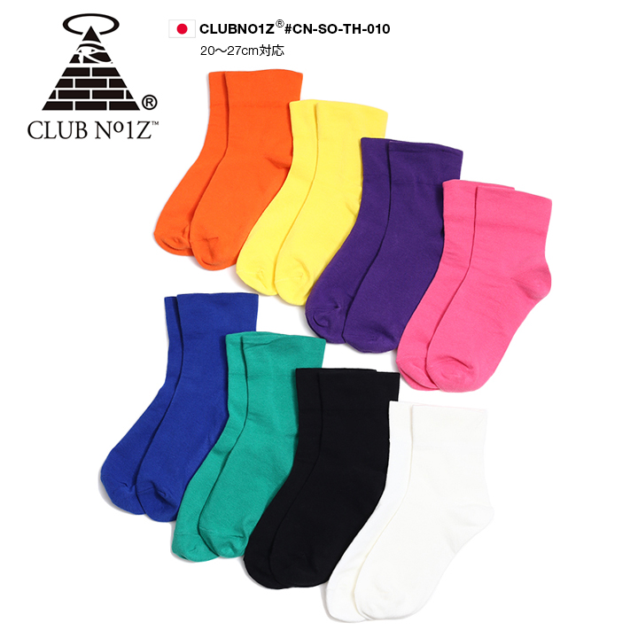 靴下1 楽天市場】【50%OFF】 CLUB NO1Z 靴下 ソックス ミドル丈 全4色