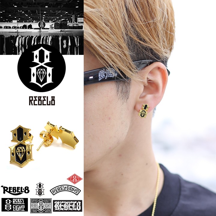 REBEL8 ペア ピアス レベルエイト : 本格派大人のB系XL&零ZERO - 通販