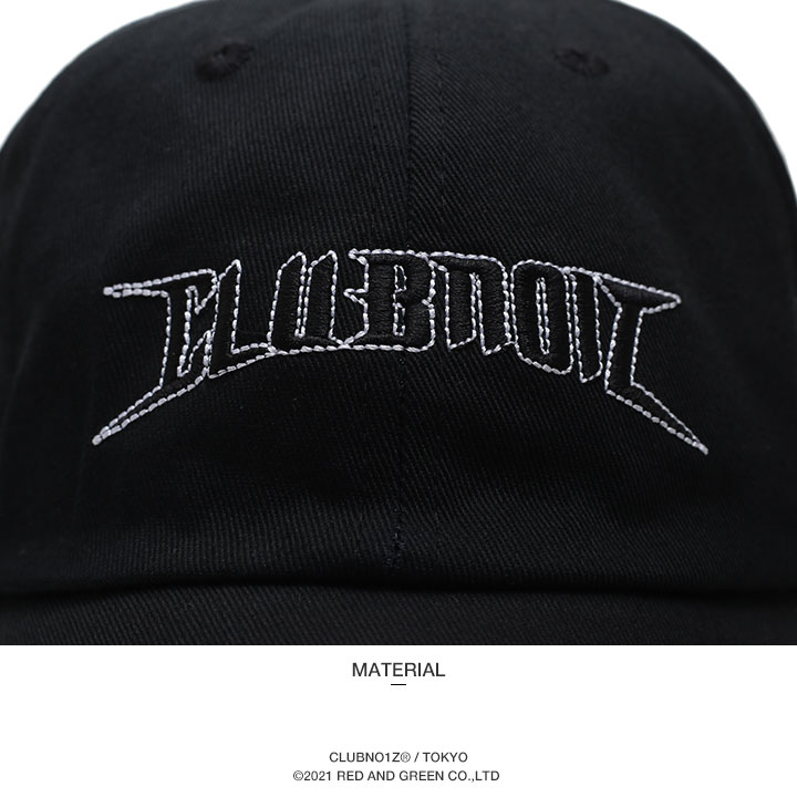 CLUB NO1Z キャップ クラブノイズ 帽子 cap ローキャップ 浅め