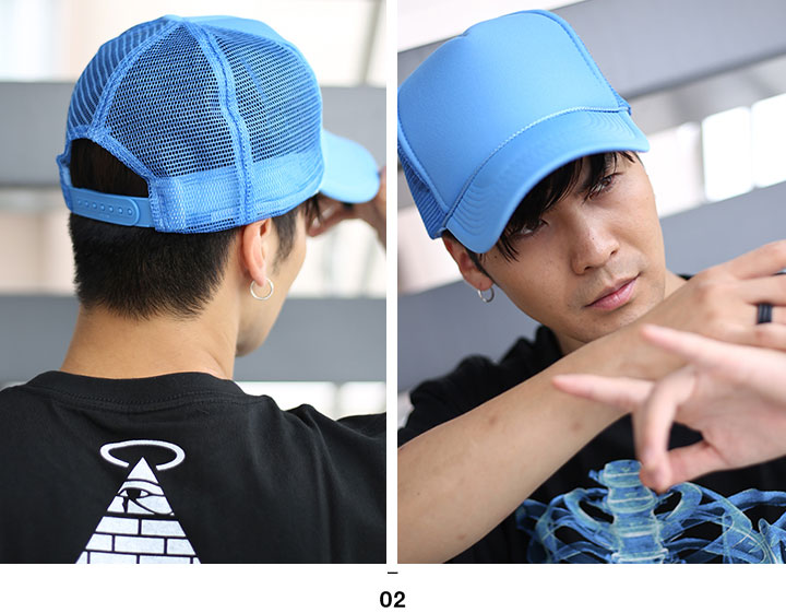 OTTO CAP オットーキャップ メッシュ 無地 : 本格派大人のB系XL&