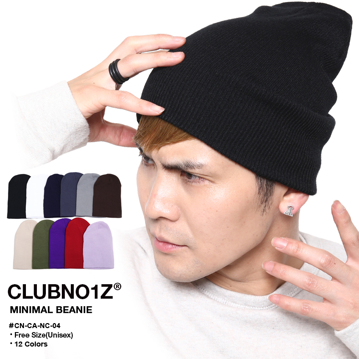 クラブノイズ CLUB NO1Z 帽子 メンズ キャップ ブランド ニットキャップ ビーニー ニット帽 レディース 黒 白 b系 ダンス衣装