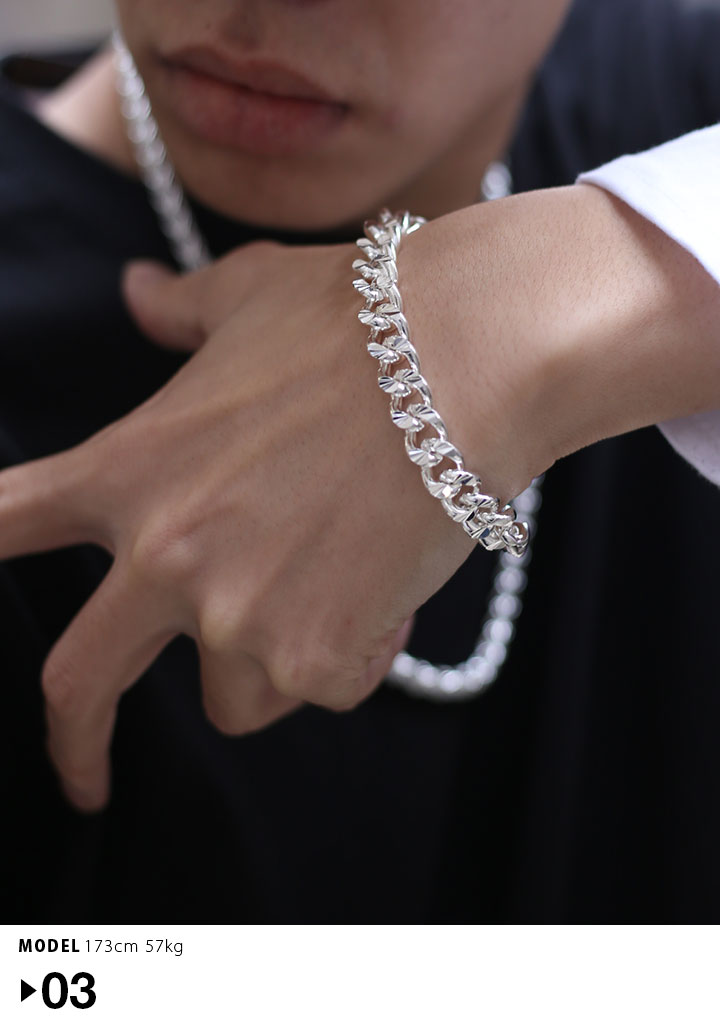ACEFLAG（エースフラッグ） ブレスレット 喜平 20cm b系 かっこいい