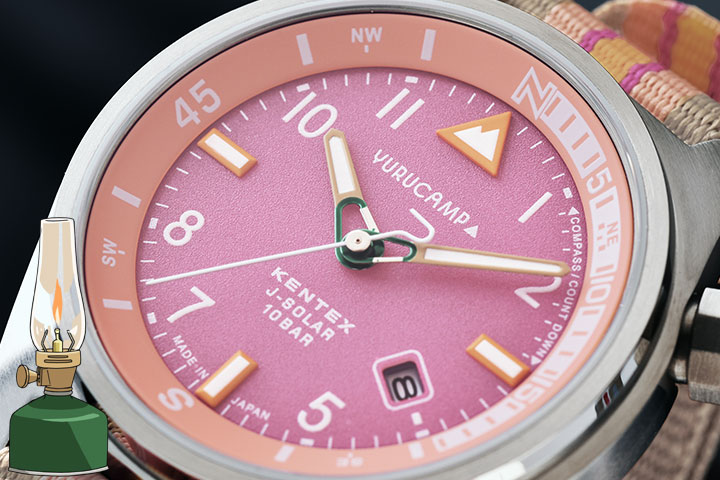 ゆるキャン△ 公式グッズ 腕時計 なでしこ モデル ソーラー 方位計