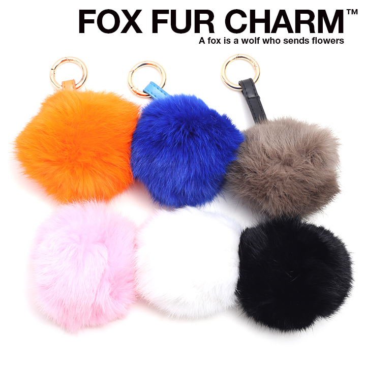 ★フェンディ★ポンポンチャーム　キーホルダー　フォックスファー　黄×白×青 楽天市場】FENDI フェンディ ポンポンチャーム バッグチャーム