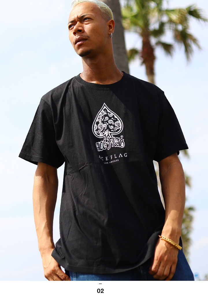 フラグたんTシャツ Lサイズ ACEFLAG（エースフラッグ） ACEFLAG Tシャツ 半袖 春夏用 黒 白 M-2XL