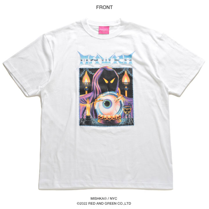 MISHKA Tシャツ 半袖 大きいサイズ ミシカ 派手 ヘヴィメタ ロック グラデーション キープウォッチ スカル 鎖 チェーン｜weekindenim｜11