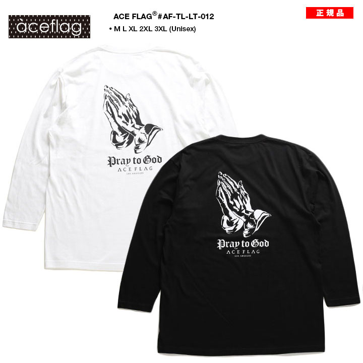 ACEFLAG ACE FLAG ロンT 大きいサイズ エースフラッグ Tシャツ