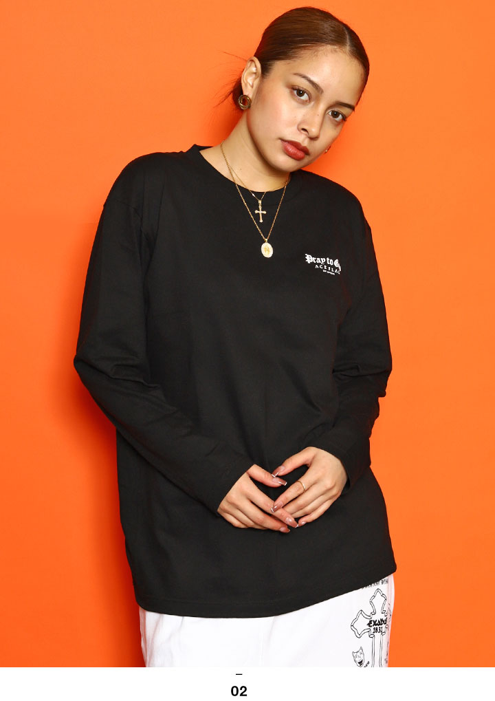 【早い者勝ち‼️】RAISE THE FLAG長袖ロングTシャツ【L】 ACEFLAG（エースフラッグ） ロンT 大きいサイズ Tシャツ 長袖 神への