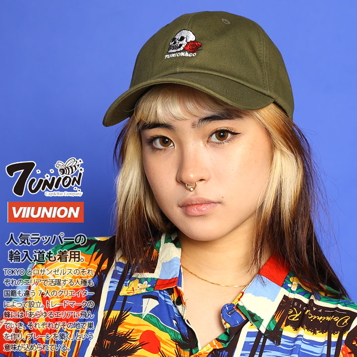 7union キャップ セブンユニオン 帽子 cap ローキャップ 浅め