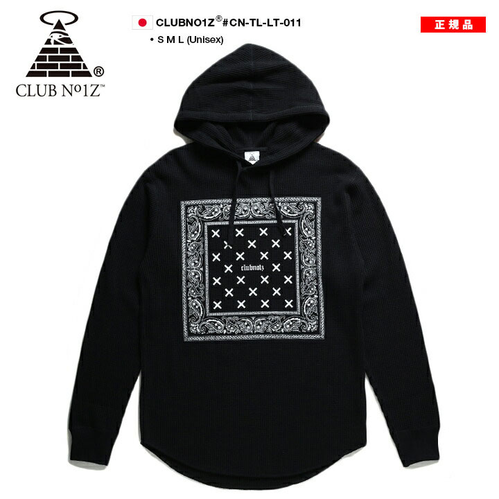 クラブノイズ CLUB NO1Z ロンT 長袖Tシャツ ペイズリー柄