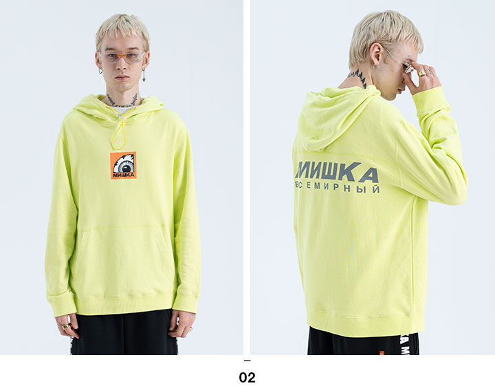 MISHKA ミシカ パーカー スウェット 長袖 大きいサイズ