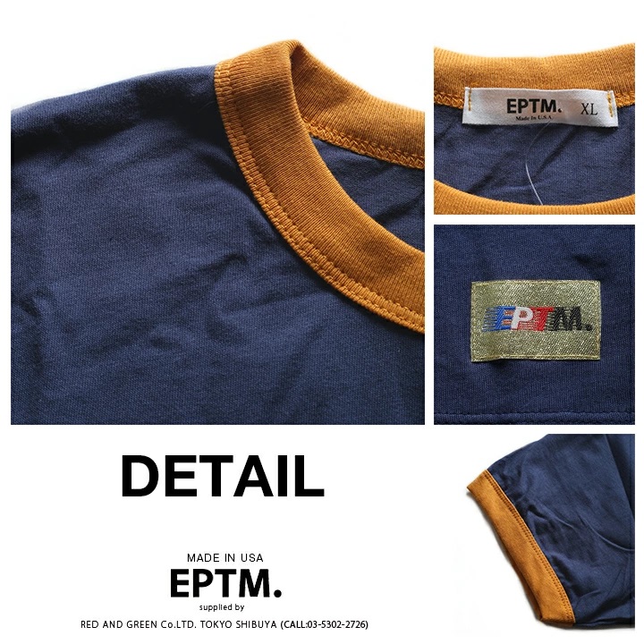 エピトミ EPTM Tシャツ 半袖 無地 シンプル 大きいサイズ かっこいい おしゃれ バイカラー シンプル ゆったり ビッグシルエット オーバーサイズ ミニマル｜weekindenim｜15