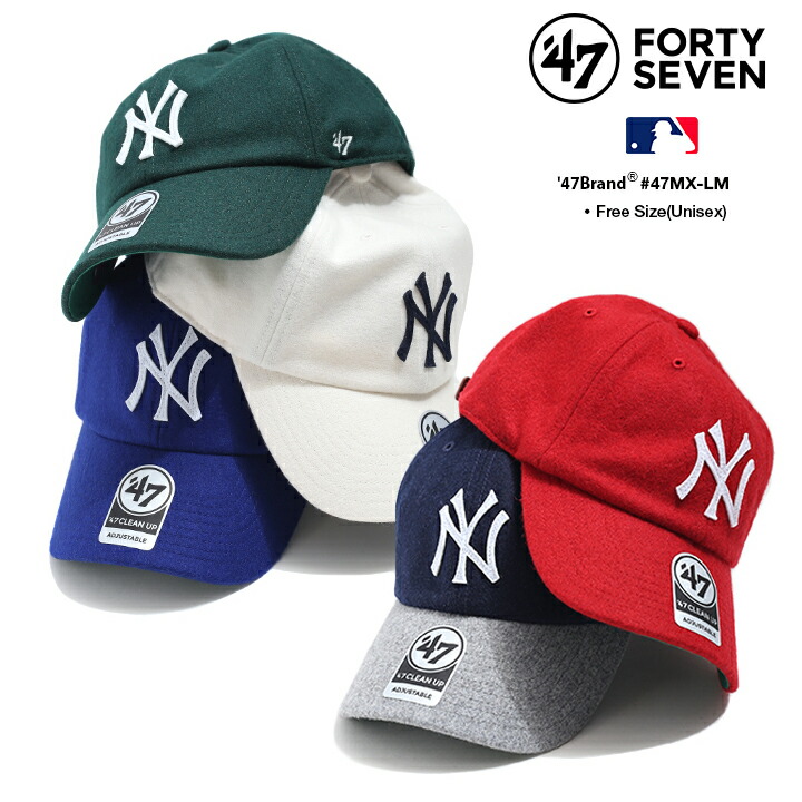 47 キャップ ニューヨークヤンキース メンズ レディース 全5色 MLB ヤンキース NY ロゴ 47brand フォーティセブン 帽子 cap ローキャップ 浅め おしゃれ｜weekindenim｜04