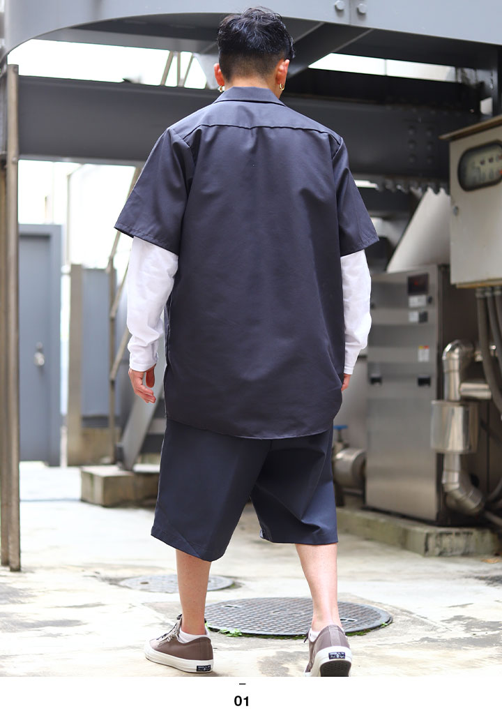 Red Kap セットアップ 半袖 M-XL 大きいサイズ 無地 上下セット