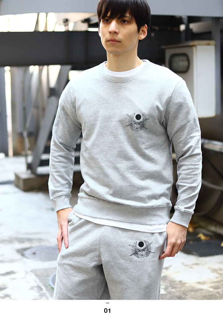 PX売店限定商品 桜刀 セットアップ 上下セット トレーナー 長袖 M-2XL