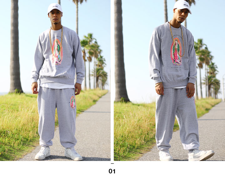 ACEFLAG トレーナー セットアップ 上下セット 長袖 M-3XL 大きいサイズ  