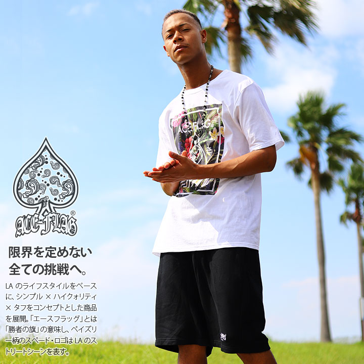 ACEFLAG（エースフラッグ） 上下セット 半袖 ブランド Tシャツ ハーフ