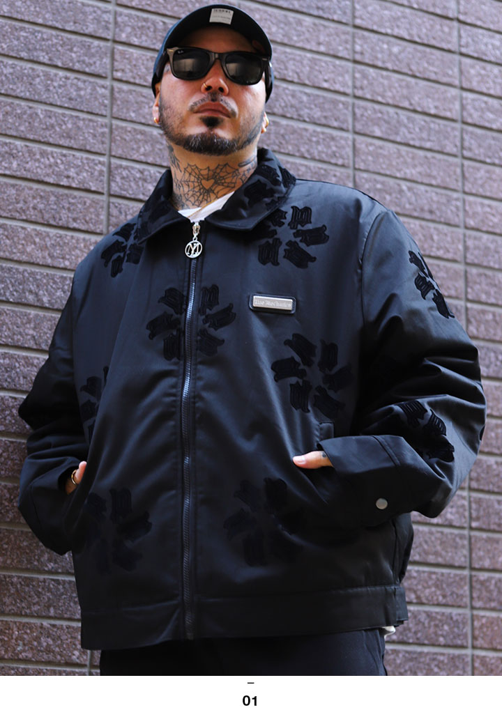 LIVE MECHANICS アウター 秋 長袖 中綿 ジャケット ブルゾン 大きい