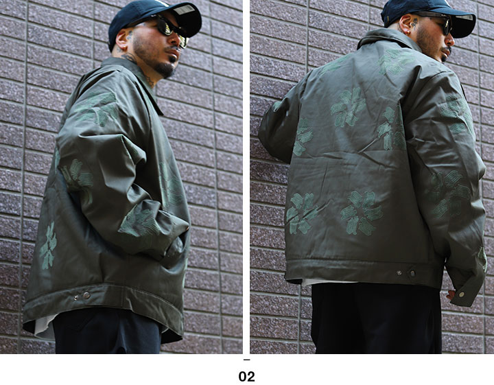 LIVE MECHANICS アウター 秋 長袖 中綿 ジャケット ブルゾン 大きい