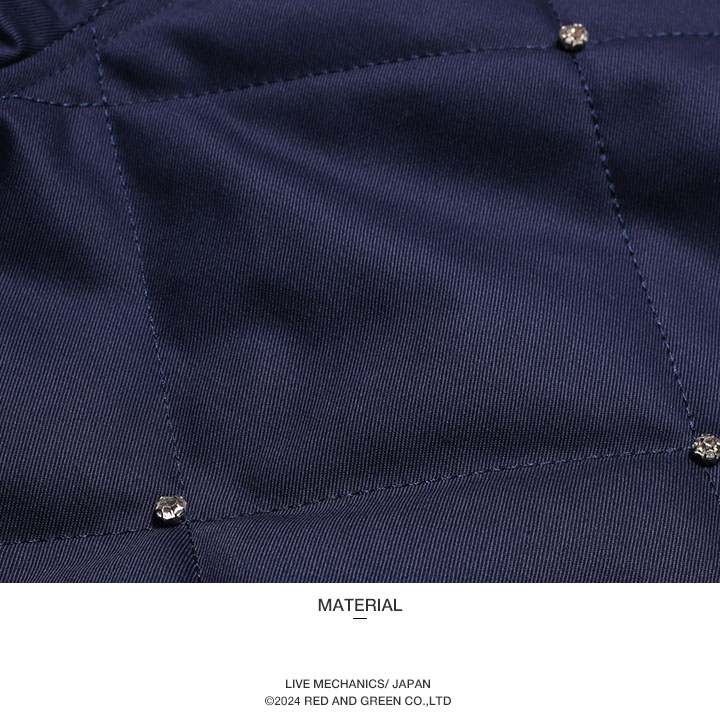 LIVE MECHANICS アウター キルティング 長袖 中綿 ジャケット ブルゾン