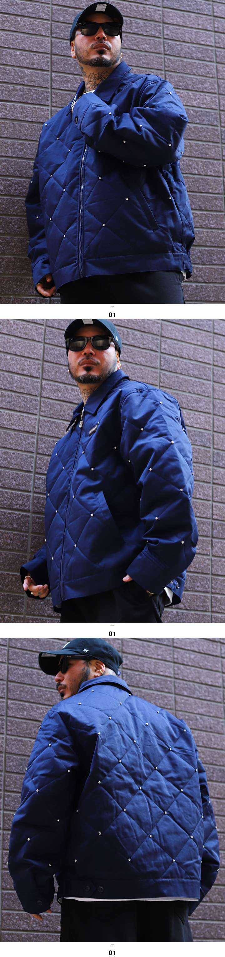 LIVE MECHANICS アウター キルティング 長袖 中綿 ジャケット ブルゾン