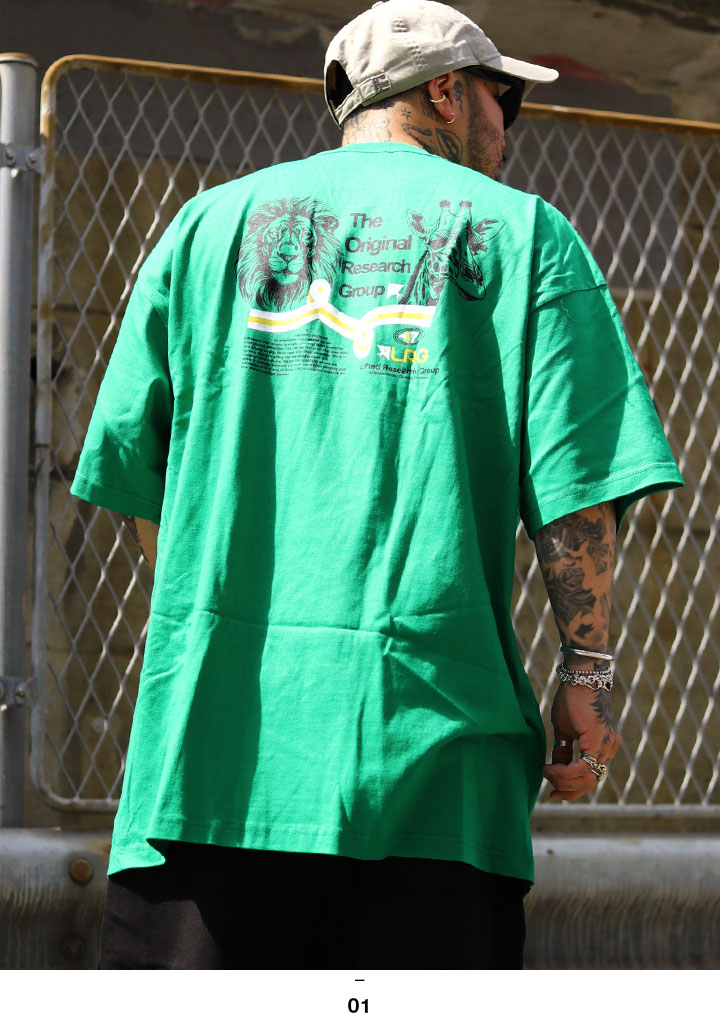 入手困難 即納 送料無料 エルアールジー LRG Tシャツ ライオン LRG Tシャツ 半袖 大きいサイズ エルアールジー おしゃれ