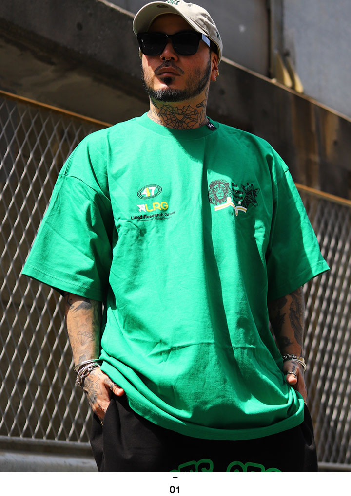 入手困難 即納 送料無料 エルアールジー LRG Tシャツ ライオン LRG Tシャツ 半袖 大きいサイズ エルアールジー おしゃれ