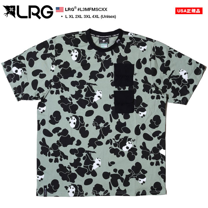 入手困難 即納 送料無料 エルアールジー LRG Tシャツ 迷彩ロゴ LRG Tシャツ 半袖 大きいサイズ エルアールジー おしゃれ 派手