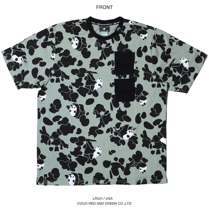入手困難 即納 送料無料 エルアールジー LRG Tシャツ 迷彩ロゴ LRG Tシャツ 半袖 大きいサイズ エルアールジー おしゃれ 派手