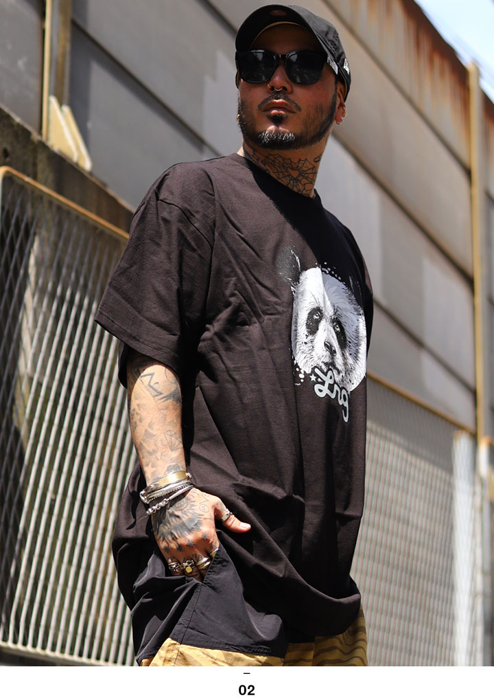 入手困難 即納 送料無料 エルアールジー LRG Tシャツ パンダ LRG Tシャツ 半袖 メンズ 大きいサイズ エルアールジー おしゃれ