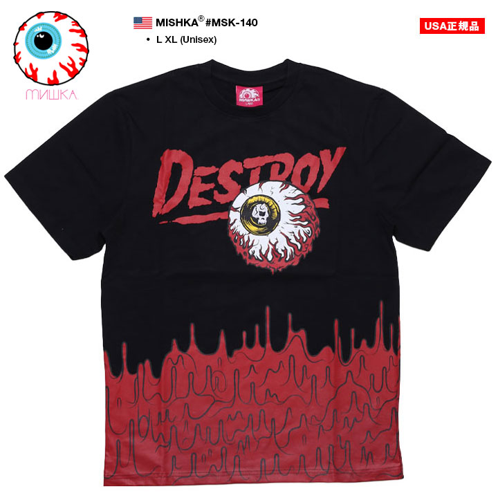 入手困難 メール便送料込 ミシカ MISHKA Tシャツ CYCO SIMON MISHKA Tシャツ 半袖 大きいサイズ ミシカ おしゃれ KEEPWATCH