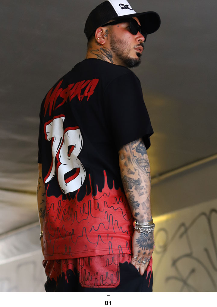 入手困難 メール便送料込 ミシカ MISHKA Tシャツ CYCO SIMON MISHKA Tシャツ 半袖 大きいサイズ ミシカ おしゃれ KEEPWATCH