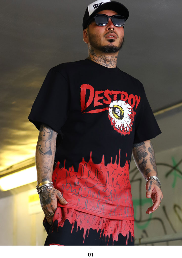 入手困難 メール便送料込 ミシカ MISHKA Tシャツ CYCO SIMON MISHKA Tシャツ 半袖 大きいサイズ ミシカ おしゃれ KEEPWATCH