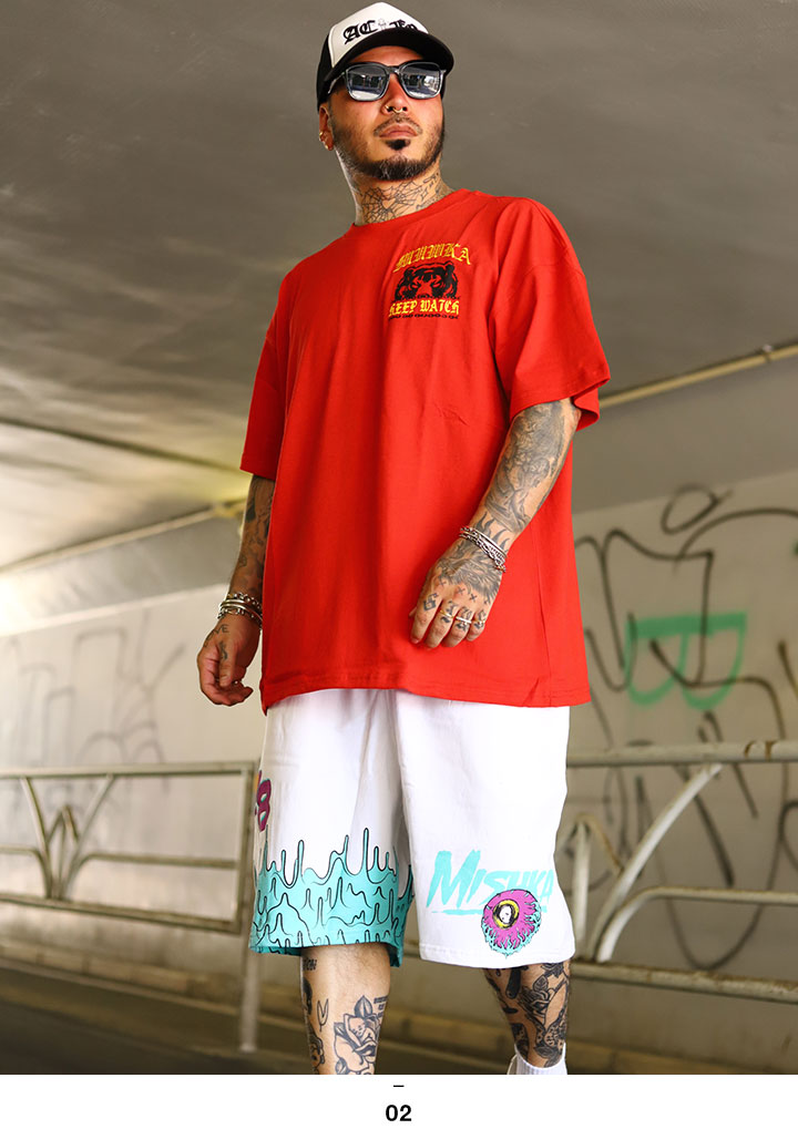 MISHKA（ミシカ） MISHKA Tシャツ 半袖 大きいサイズ おしゃれ 派手 総