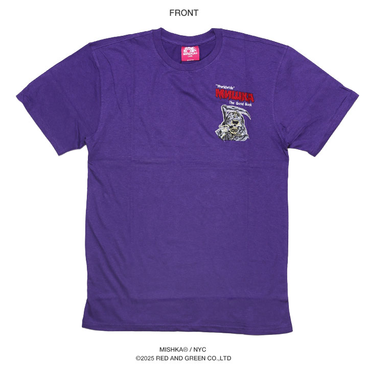 MISHKA（ミシカ） MISHKA Tシャツ 半袖 紫 大きいサイズ おしゃれ