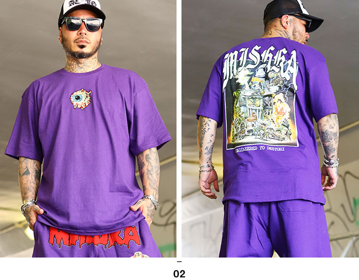 MISHKA（ミシカ） MISHKA Tシャツ 半袖 大きいサイズ おしゃれ