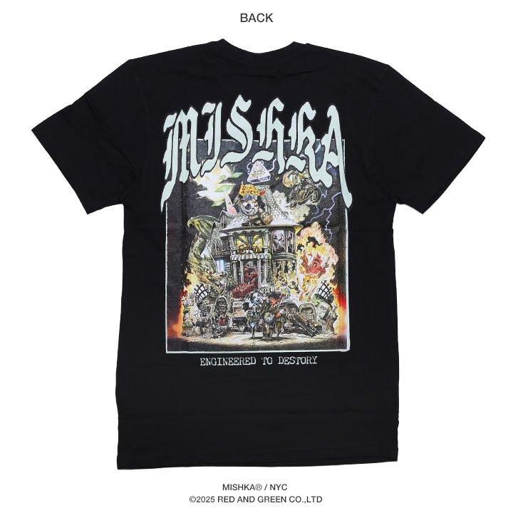 MISHKA（ミシカ） MISHKA Tシャツ 半袖 大きいサイズ おしゃれ